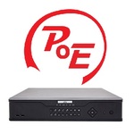 NVR304-32EP-B ~ 12MPix IP NVR 32 kanāli/16PoE 320/320Mbps Ultra265 HDDx4