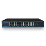 VSS-16POE3S ~ 16POE+2Uplink+1SFP PoE Komutators 250W