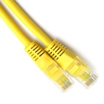 Patch cord 1m CAT-5E (yellow)