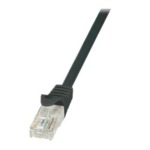 Patch cord 0.25m CAT-5E (black)